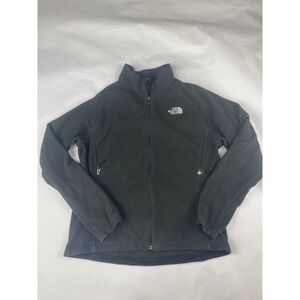 The Northface Windwall Fleece Jacket Women's Size XL Black Softshell